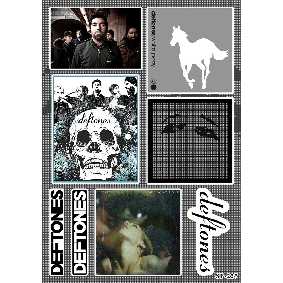 Deftones Albums Sticker Pack White Pony Diamond Eyes Koi No Yokan Gore Band