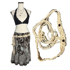 Boho Crochet Hippie Belt