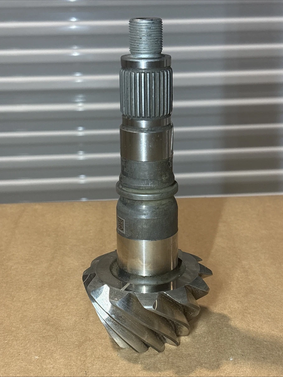 OEM 12 Tooth Helical Pinion Gear Shaft Splined Transmission Gear photo 6
