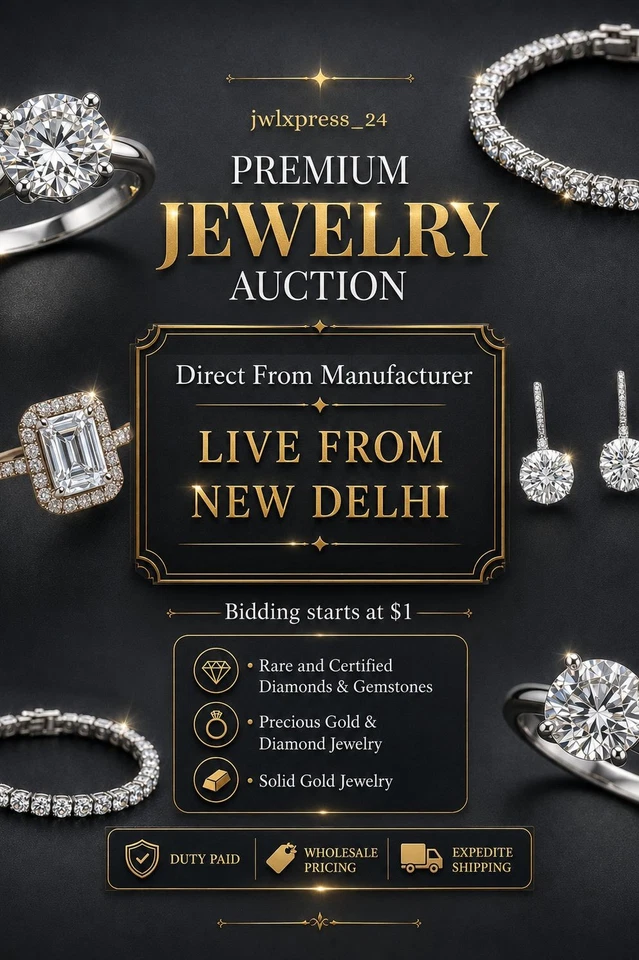 Natural & Lab Diamond Fine Jewelry | Starting @ $1 | Live Now!