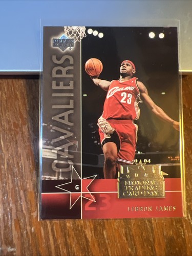 LeBron James 2004 National Trading Card Day Promo #UD-7 Cleveland Cavaliers - Picture 3 of 6