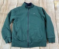 Vineyard Vines Reversible Full Zip Jacket Fleece Green Blue Youth Large 16
