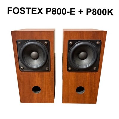 FOSTEX P800-E + P800K Speaker Kit Pair Made in Japan Excellent Condition