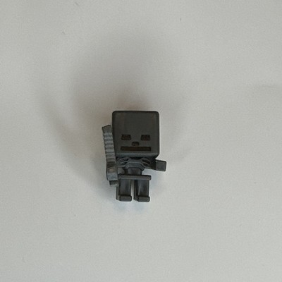 Minecraft Mini-Figures 1'' Black Wither Skeleton Netherrack Series Figure Mojang
