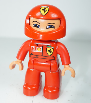 Lego Duplo 4693 Ferrari F1 Rennfahrer Minifigur Figur Top Selten 2004
