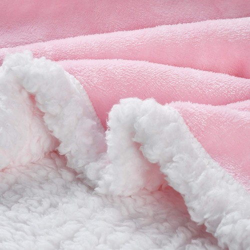 Sherpa Hooded Blanket - Warm & Cozy Wearable Cuddle Throw, Solid Flannel, 47'... - Picture 6 of 6