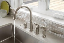 NEW Moen Edison One-Handle High Arc Kitchen Faucet 87042SRS w/ Sprayer Stainless