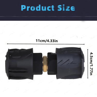 #ad High Pressure Fast Hose Extension Connector Quick Connect Durable Coupling Too $17.56