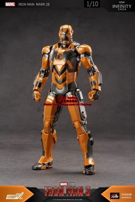 New ZD TOYS 1/10 Scale Iron Man 3 Series MK28 Mark28 Jack Action