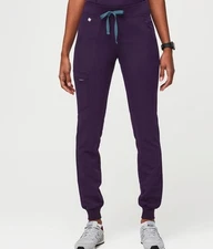 FIGS Zamora Jogger Scrub Pants Technical Collection Womens Size S Purple