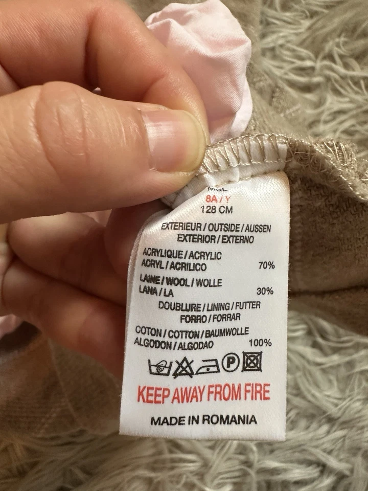 Vestido de lana Jacadi Paris para niñas 8 años Foto 4 de 4