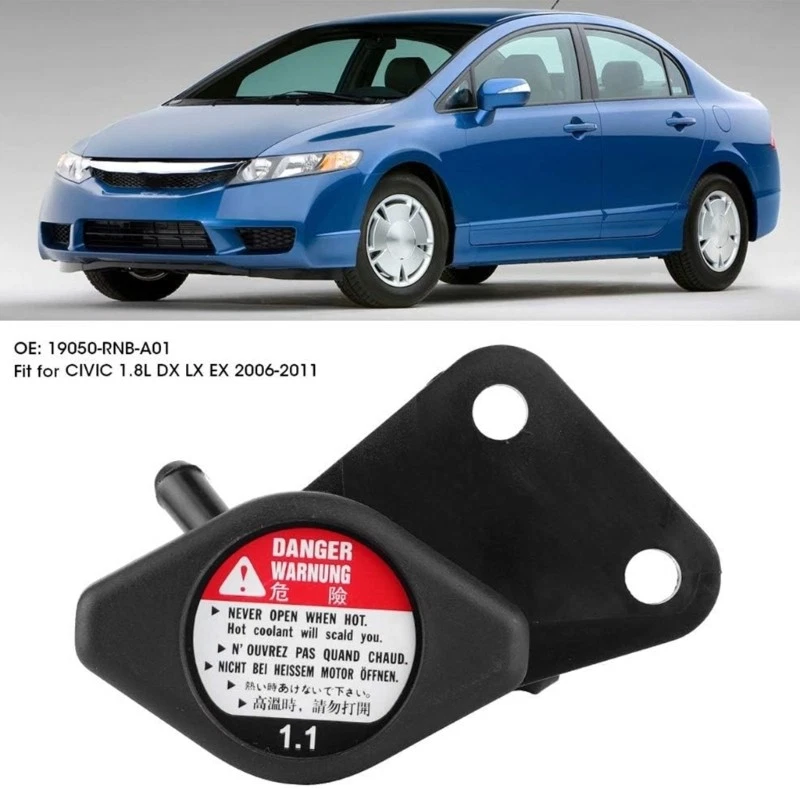 Radiator Coolant Neck Filler Water Inlet For 1.8L 2.0L 19050-RNB-A01 19050RNBA01 - Image 3 of 4