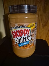 SKIPPY Natural Creamy Peanut Butter Spread, 7 G Protein per Serving, Plastic Jar
