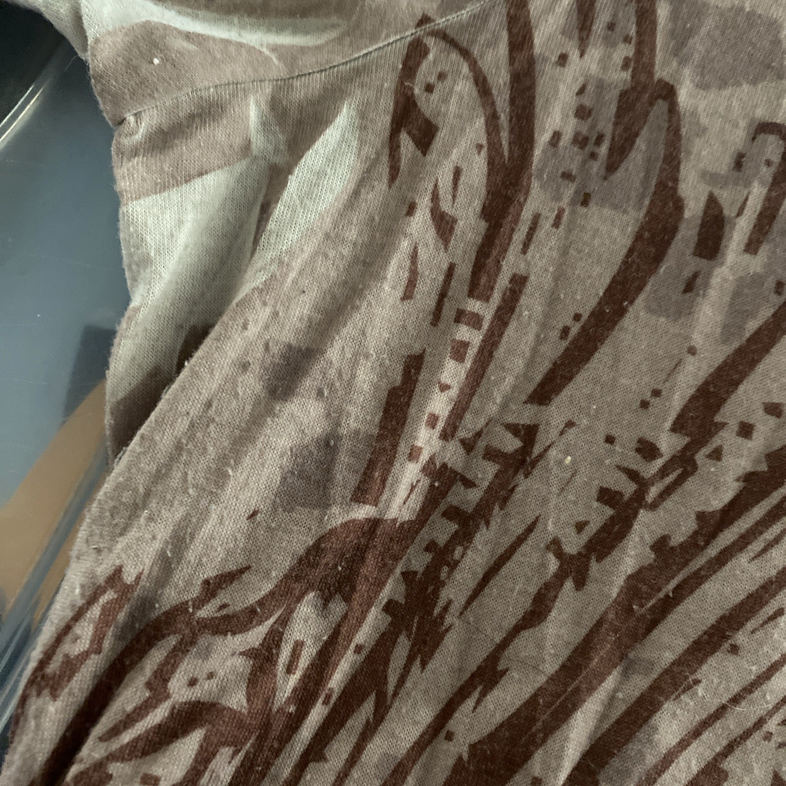 Appropriate Behavior L Top Rhinestone Blouse Half… - image 8