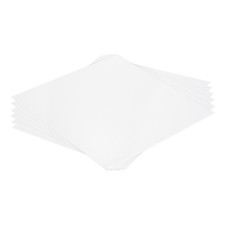 ABS Plastic Sheet 12 Inch x 12 Inch x 0.08 Inch ABS Styrene Sheets White 6 Pcs