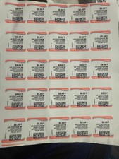 Discount Stamps 8.00 Face Value 7 Sheets 25 Stamps per-Sheet Great Deal  