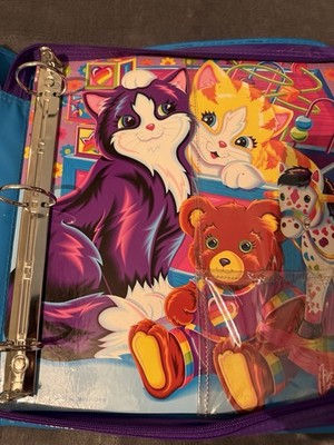 kiyata リスマグネット Vintage 90s Lisa Frank Three Ring Binder Trapper Keeper Mirror