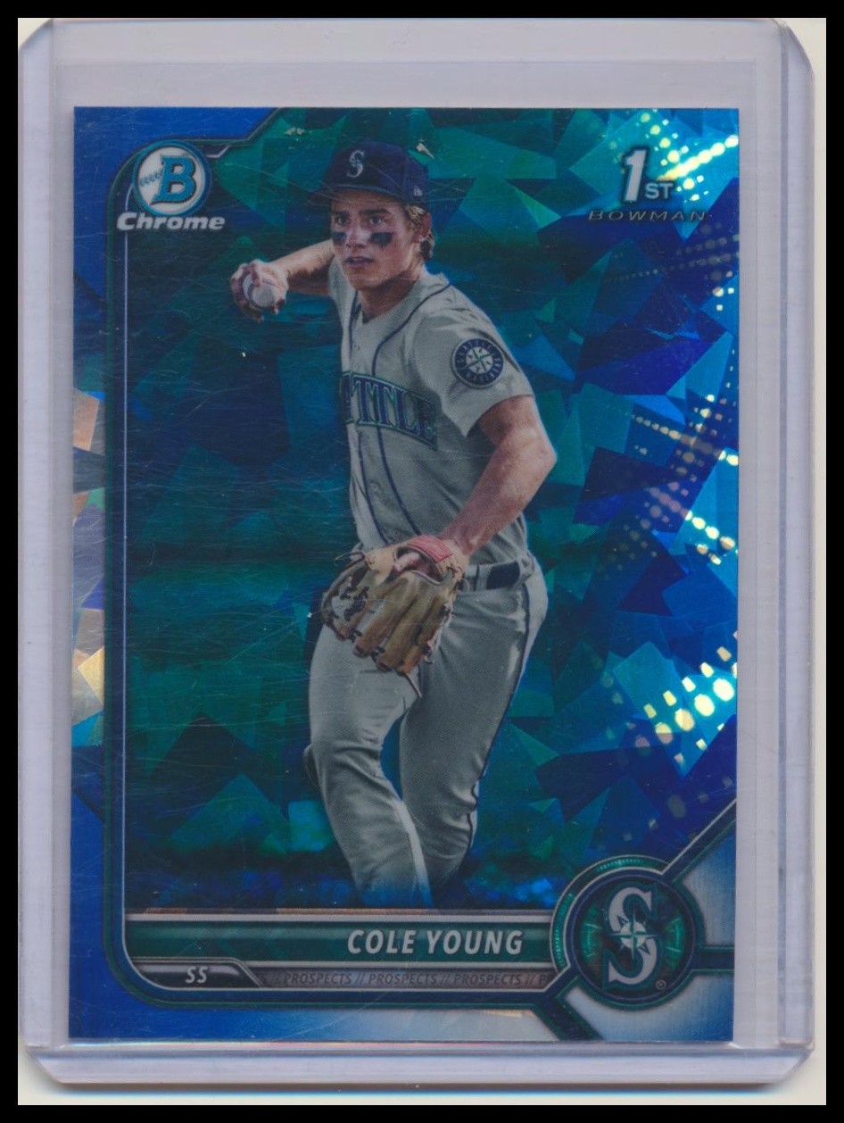 2022 Bowman Draft Sapphire Edition #BDC-112 Cole Young