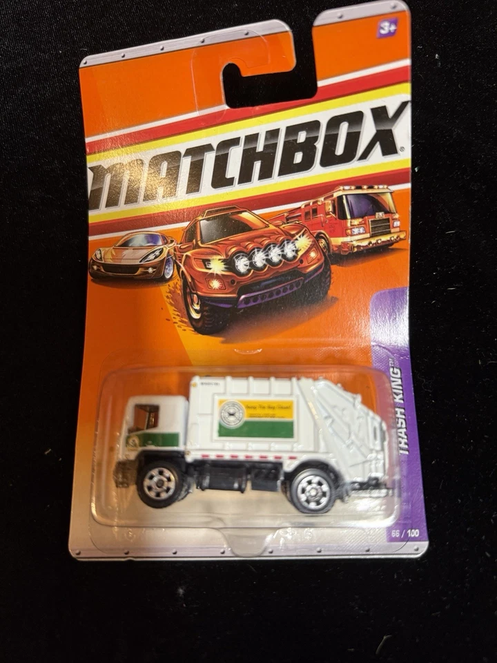 Matchbox Trash King white in package - Image 3 of 4
