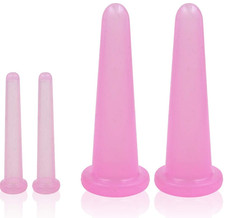 Silicone Facial Massage Cup for Body,Face,Neck,Back,Eye Massage,Vacuum Tank,Perf