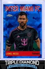 2024 Topps Chrome MLS Sapphire Lionel Messi '64 Topps Inter Miami Z531