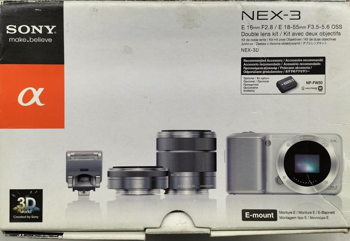 Sony Nex-3D Interchangeable Lens Digital Camera | eBay