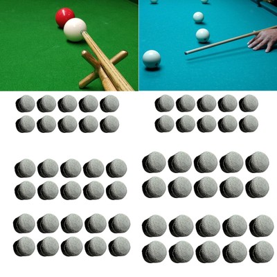 10pcs Pool Cue Stick Tipps Zubehör Ersatz für Spiele Anfänger Innenräume