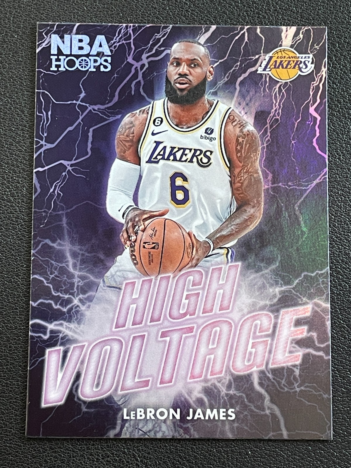 LeBron James 2023-24 Panini NBA Hoops High Voltage #7