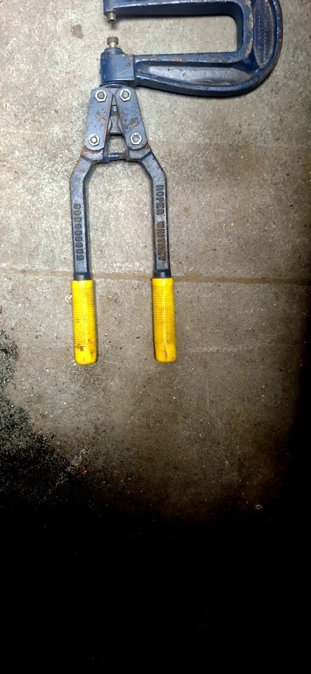 Roper Whitney No. 6 herramientas de remache exprimidor remachador de avión 6" Foto 3 de 4