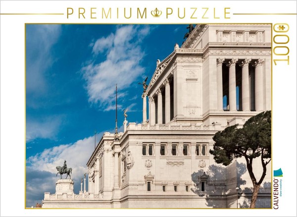 Calvendo Puzzle Monument To Victor Emmanuel II | 1000 Pieces, Finished Size 25.2-image