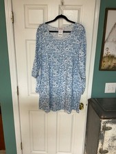 FRESH PRODUCE ASDSABR 123067 SANDBAR Dress 3/4 Tie Sleeve Size XL CON90 