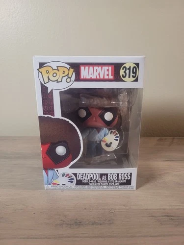 New Funko Pop! Vinyl: Marvel Deadpool as Bob Ross #319