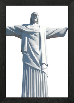 Christus der Erlöser Gerahmtes Wandbild Poster Leinwanddruck Bild