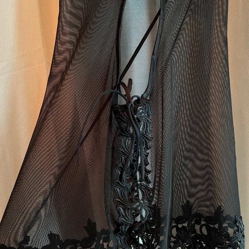 Shirley of Hollywood черная кружевная сорочка - Изображение 3 из 4