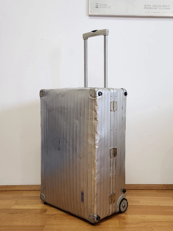 🎅 RIMOWA Classic Flight Koffer 🎄 Check-in Gr. M 🎁 Aluminium silber (preLVMH) - Bild 4 von 4
