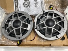 Wet Sounds REVO 6-XSB-SS Stainless Grill 6.5" Marine Audio LED Speakers Nice