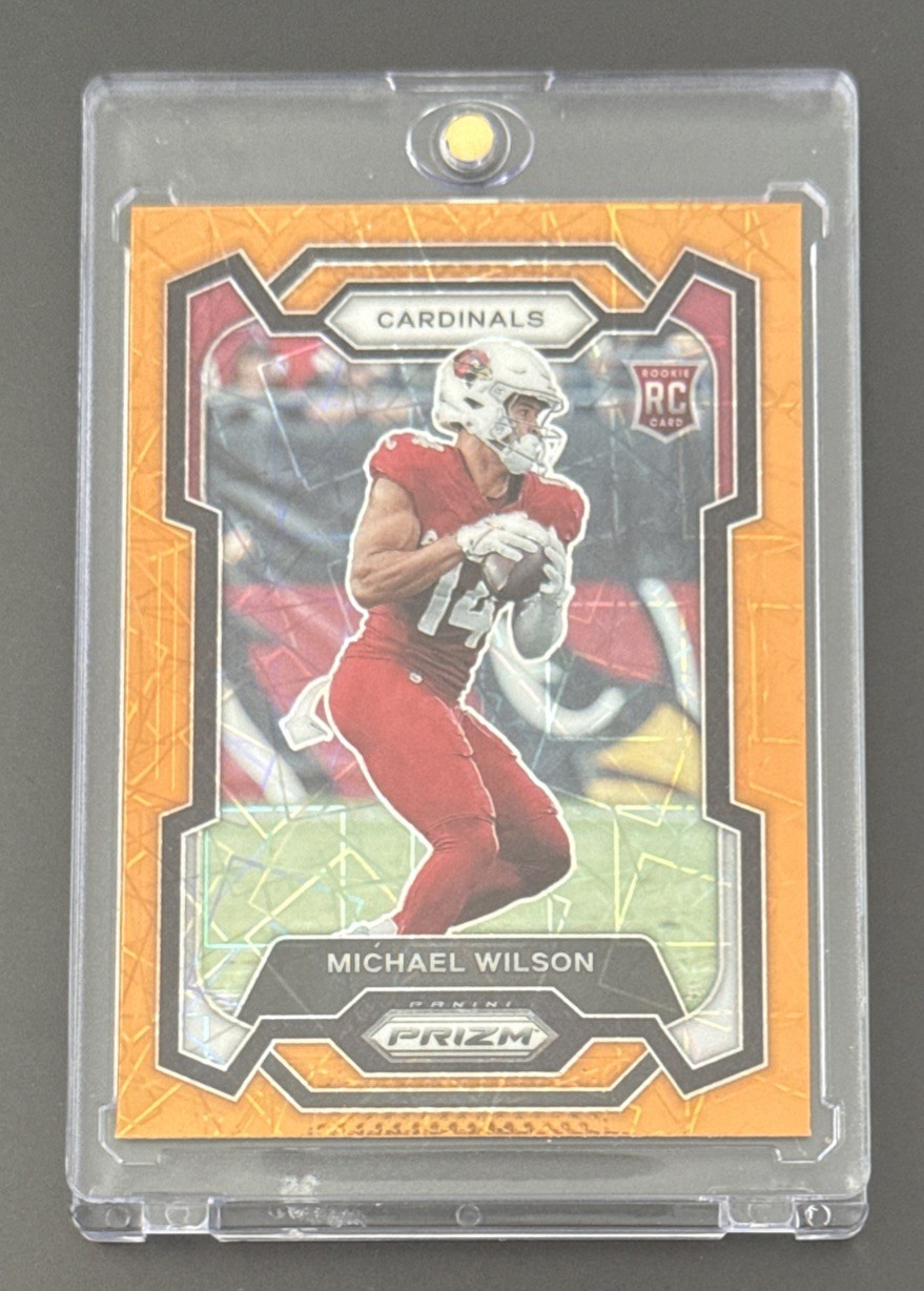 MICHAEL WILSON 2023 Panini Prizm Orange Lazer #303 Cardinals Stanford