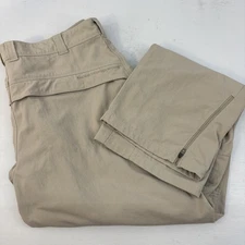 Eastern Mountain Sports Pants Mens 36 x 32 Khaki Nylon Outdoors Zip Pockets