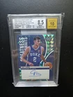 Cooper Flagg 2024-25 Bowman Best Teal Geometric Auto /15 BGS 8.5 Auto 10 POP1