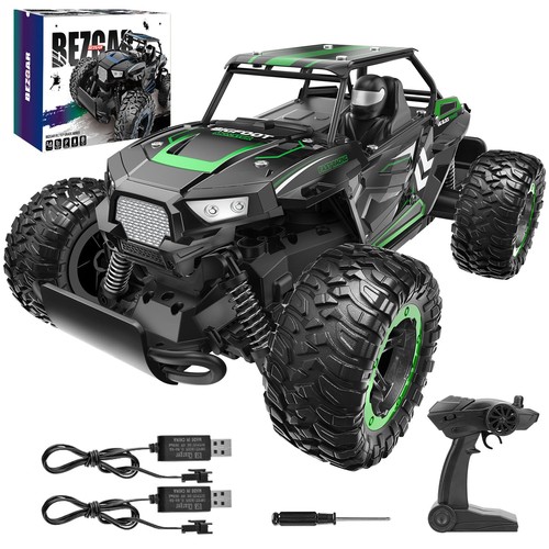 BEZGAR Remote Control Cars - 1:14 Scale RC Car, 2WD 20KM/H All-Terrains Toy 