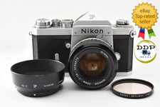  N Mint w/ Hood  Nikon F Eye Level 35mm Film Camera 50mm F1.4 Lens From JAPAN
