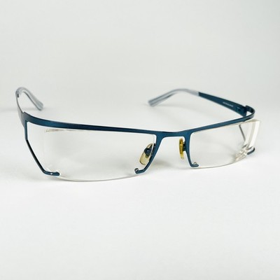 KEY NC Brille SATIN BLAU HALBRAND Brillengestell MOD: KN101