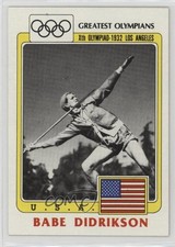 1983 History's Greatest Olympians 7-Eleven Rings Babe Didrikson Zaharias #39 0w6