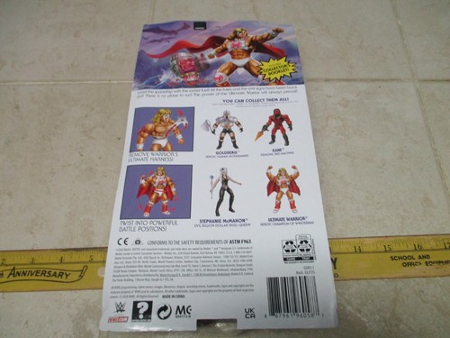 Masters of the WWE Universe Ultimate Warrior Action Figure He-Man Action Figure - Picture 4 of 4