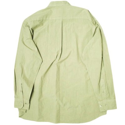 yoko sakamoto 25SS Japan BAND COLLAR SHIRT YS-25SS-64 L MINT GREEN 
