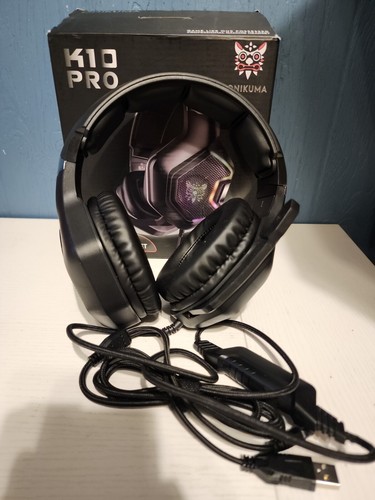 *ONIKUMA K10 Pro Gaming Headset with Surround Sound for PS4 Xbox One PC - Picture 4 of 4