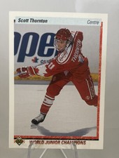 1990-91 Upper Deck French #459 Scott Thornton RC Rookie Team Canada 🇨🇦 🏒🔥