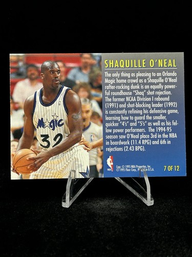 Shaquille O’Neal Total D 1995-96 Fleer #7 HOF NBA Orlando Magic - Bild 2 von 14
