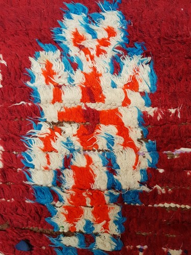 Vintage Moroccan Boucherouite rug 187 x 100 cm - Picture 4 of 9
