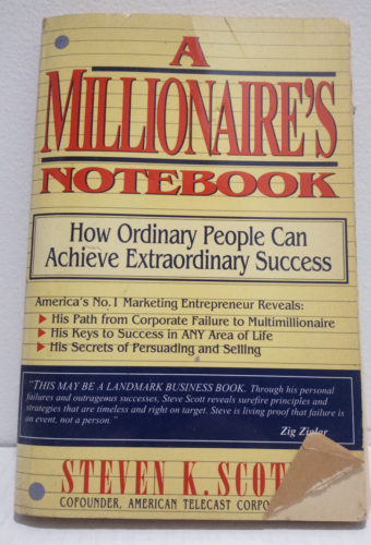 Millionaire's Notebook by Steven K. Scott (Paperback, 1996) - Picture 1 of 1